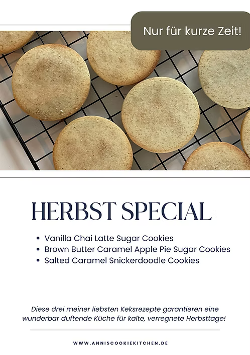 Herbst-Special – 3 besondere Cookie-Rezepte für gemütliche Tage 🍂